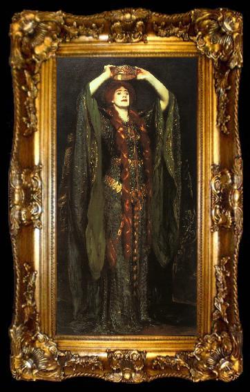framed  John Singer Sargent Ellen Terry as Lady Macbeth, ta009-2